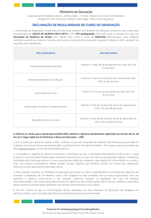 DECLARAÇÃO DE REGULARIDADE copiar